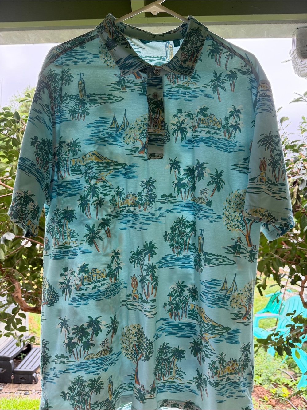 Tori Richard Aloha Print Polo